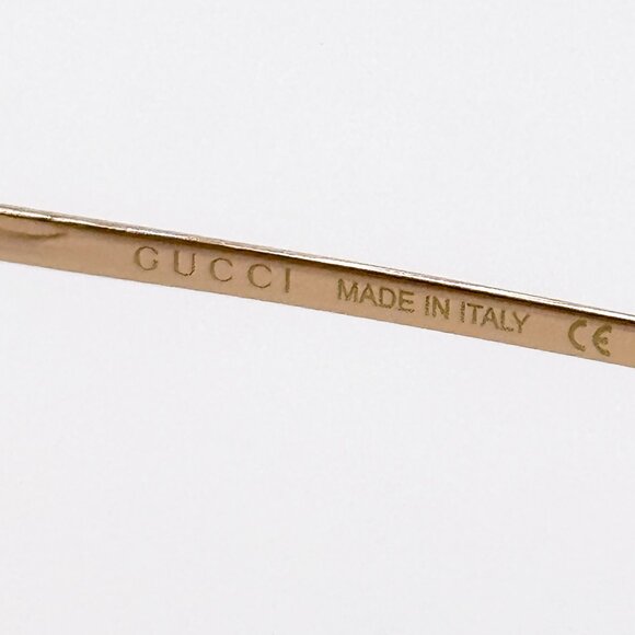 NEW GUCCI GG0880O 004 WOMEN GOLD EYEGLASSES GUCCI - Picture 10 of 11